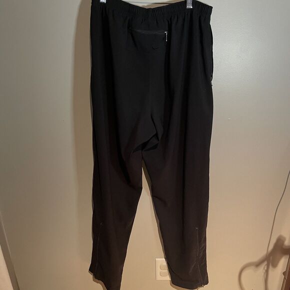 Vintage NIKE Track‎ Pants Jogger W/ Unique Back Middle Zip Sz L - Picture 4 of 8